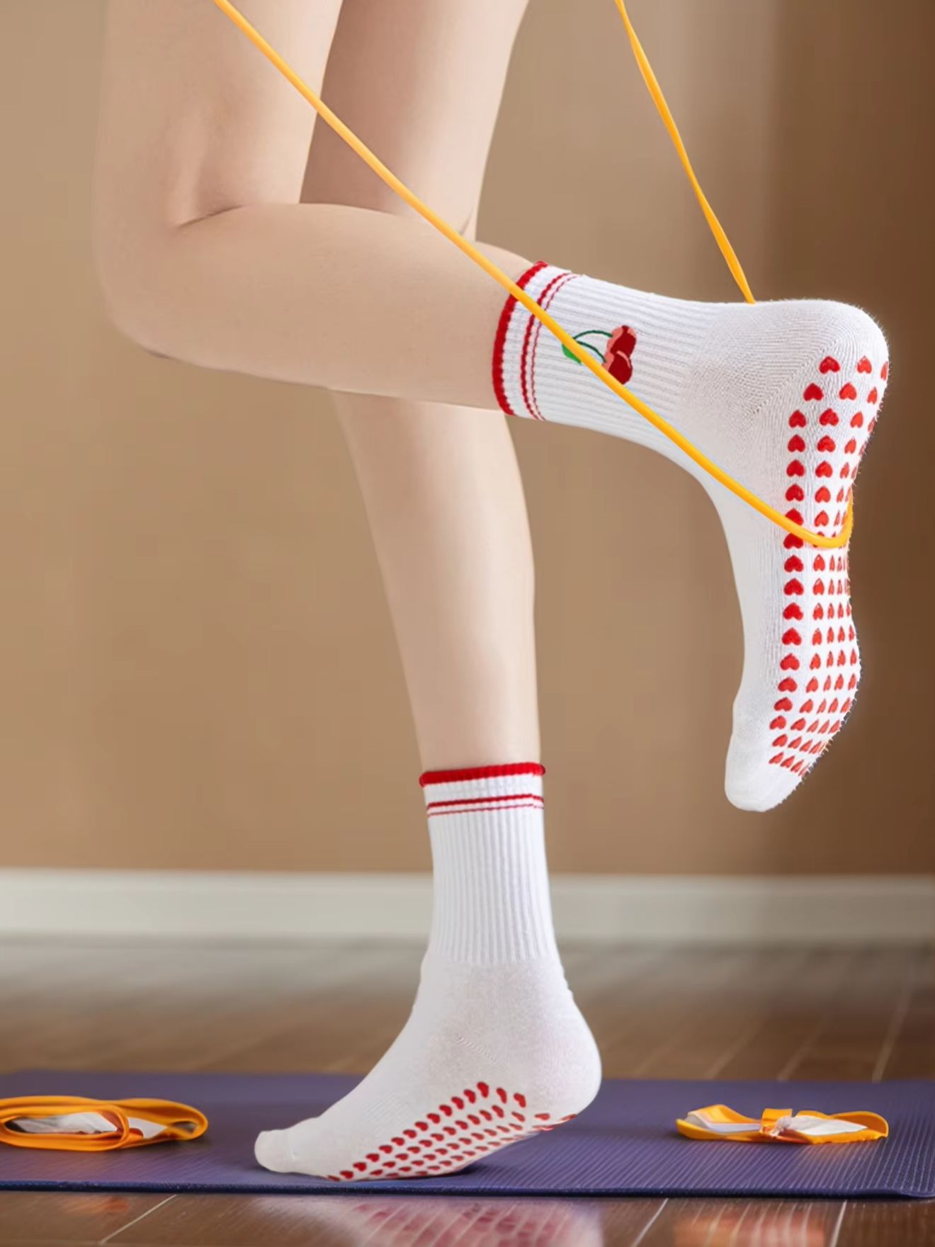 Fitness Yoga & Kickfit - 1 Pairs Cross-Border Professional Yoga Socks,
