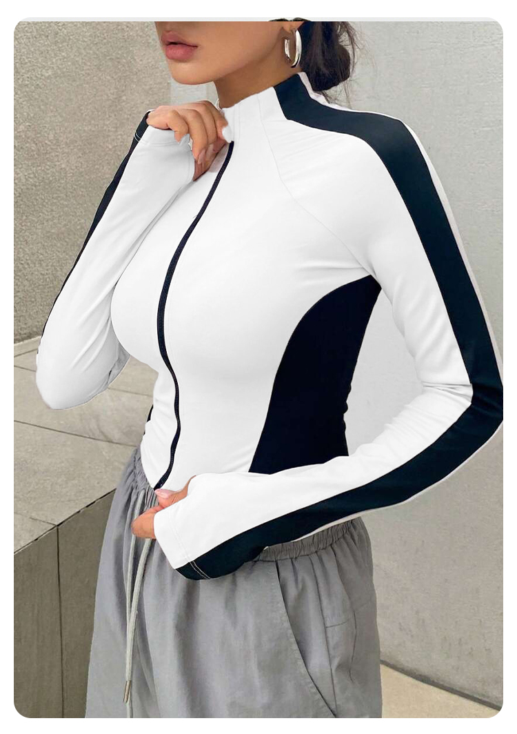 Yoga Clothes Stand Up Collar J - Yoga Daily Fitness review and price