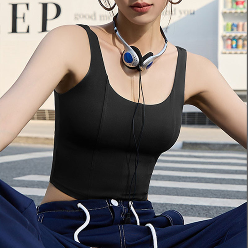 Aiithuug Yoga Crop Tops Build- - Yoga Daily Fitness review and price
