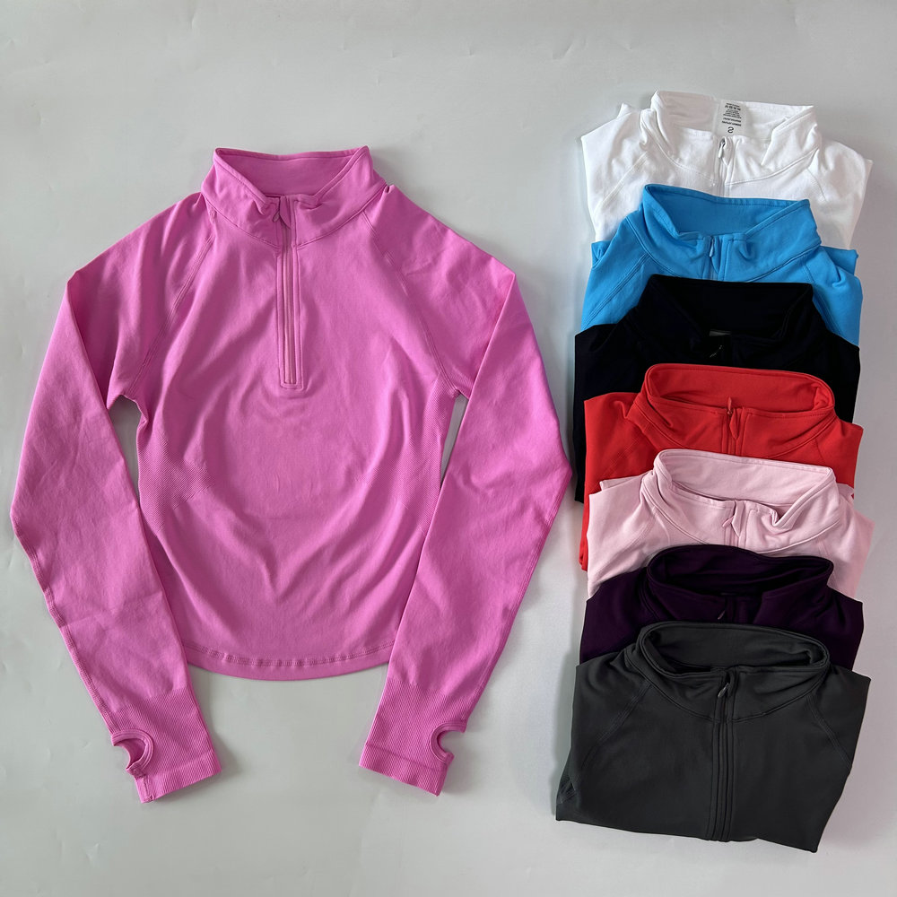 No Logo Yoga Jacket With Half  - Fitness Yoga & Kickfit review and price