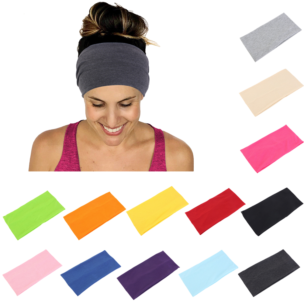 Solid Color Unisex Headband El - Yoga Daily Fitness review and price