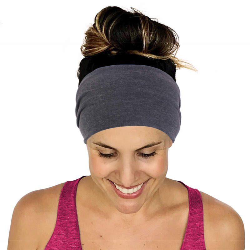 Solid Color Unisex Headband El - Yoga Daily Fitness review and price