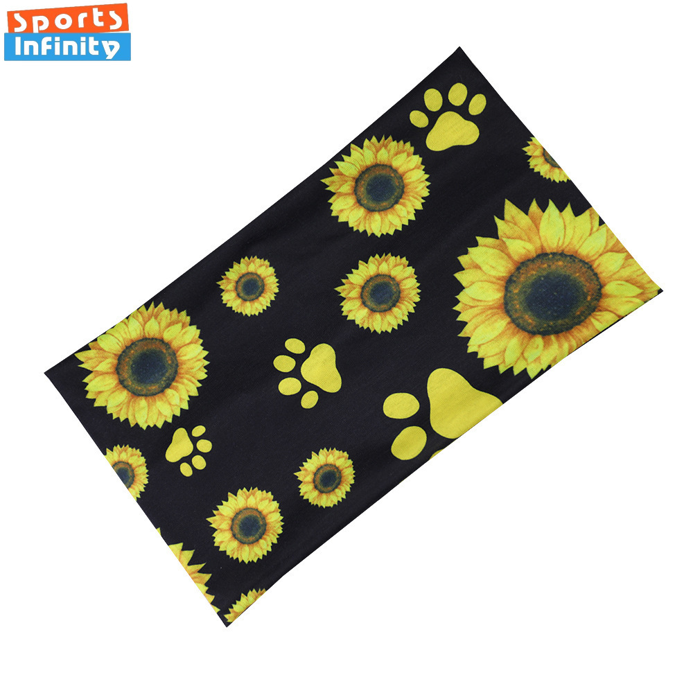 Sunflower Printed Elastic Wide - Yoga Daily Fitness review and price